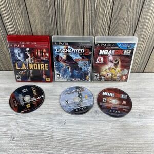 ps3 games bundle lot Of 3 Video Games Tested Working